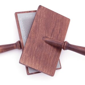 Hand Carders Walnut Finish
